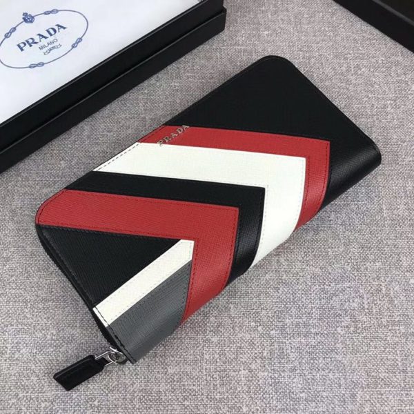 PRADA SAFFIANO ZIPPER WALLET 프라다 사피아노 지퍼 지갑