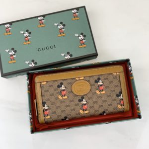 GUCCI X DISNEY ZIPPER WALLET 구찌 X 디즈니 지퍼 장지갑