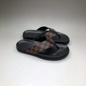 LOUIS VUITTON LEATHER FLIP FLOP 루이비통 레더 쪼리