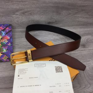 LOUIS VUITTON LEATHER BELT 루이비통 레더 벨트