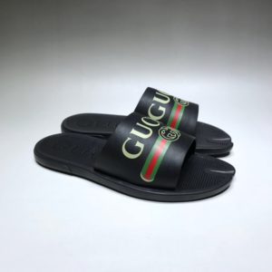 GUCCI GG SUPREME LEATHER SLIPPER 구찌 GG 슈프림 가죽 슬리퍼