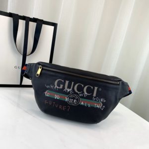 GUCCI PRINT LOGO BUMBAG 구찌 프린트 로고 범백