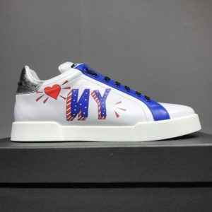 D&G PORTOFINO IN PELLE SNEAKERS 돌체앤가바나 포르토피노 인 펠레 스니커즈