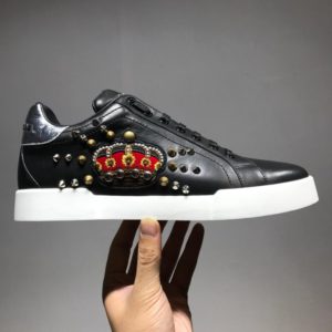 D&G PORTOFINO IN PELLE SNEAKERS 돌체앤가바나 포르토피노 인 펠레 스니커즈