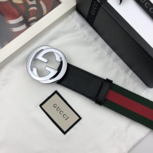 GUCCI GG LEATHER BELT<br>구찌 GG 가죽 벨트<br><i>폭 3.8cm 이태리소가죽</i>