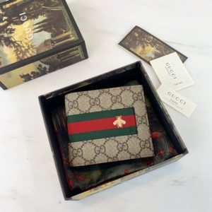 GUCCI GG SUPREME WEB WALLET 구찌 GG 슈프림 웹 지갑