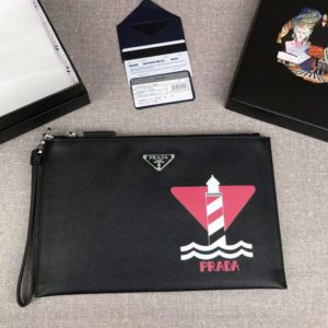 PRADA SAFFIANO CLUTCH BAG 프라다 사피아노 클러치 백