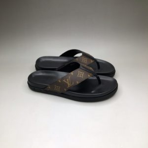 LOUIS VUITTON LEATHER FLIP FLOP 루이비통 레더 쪼리