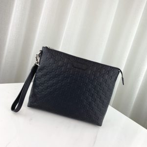 GUCCI SIGNATURE SSIMA CLUTCH 구찌 시그니처 씨마 클러치