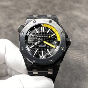 [Audemars Piguet] XF 오데마피게 로얄오크 오프쇼어 포지드카본 다이버 러버밴드 15706 Royal Oak Offshore Diver Forged Carbon on Rubber Strap