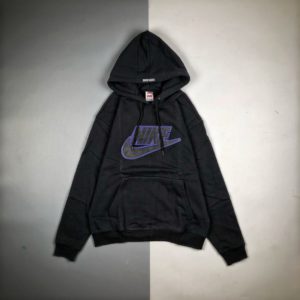 [SUPREME X NIKE] 슈프림 X 나이키 레더 아플리케 스웨트 셔츠 후드 티셔츠