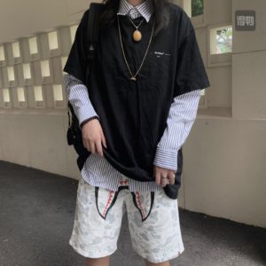 [BAPE] 베이프 카모 샤크 쇼츠 19SS 반바지 ABC Camo Shark Shorts