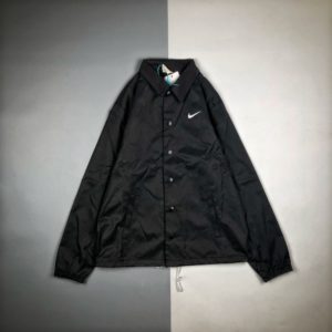 [NIKE x STUSSY] 나이키 x 스투시 레트로 캐주얼 로고 스포츠 버튼 코치 재킷 코트