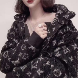 [LOUIS VUITTON] 루이비통 자카드 울 플리스 재킷