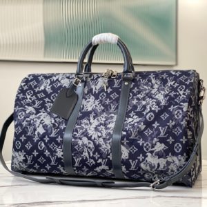 [LOUIS VUITTON] 루이비통 모노그램 테피스트리 캔버스 키폴백 Monogram Tapestry Keepall 50 M57285