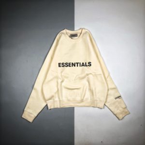 [FEAR OF GOD] 피어오브갓 FOG ESSENTIALS 20FW 로고 엠보싱 프린트 롱 슬리브 라운드넥 스웻 셔츠 맨투맨 티셔츠