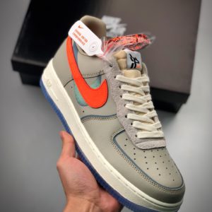 [NIKE] 나이키 에어포스 Air Force 1 ”沪“ Gray Orange