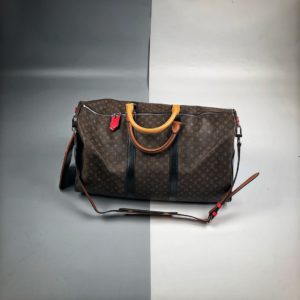 [LOUIS VUITTON] 루이비통 버질아블로 키폴백 Virgil Abloh X Louis Vuitton Keepall BANDOULIERE