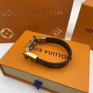 LOUIS VUITTON 루이비통 모노그램 가죽 레트로 팔찌