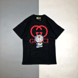 [GUCCI] 구찌 21SS 도라에몽 자수 반팔 티셔츠