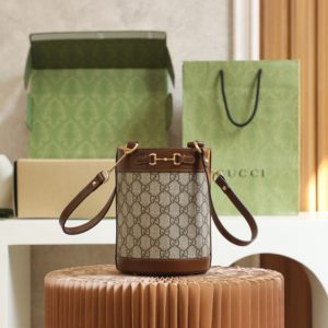 [GUCCI] 구찌 1955 홀스빗 버킷백 637115