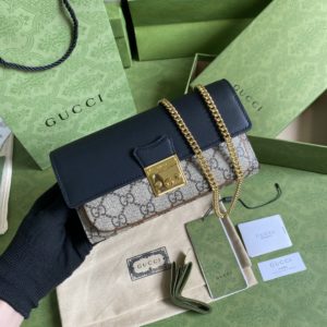 [GUCCI] 구찌 PADLOCK 핸드폰백 오리지널 그린 풀패키지