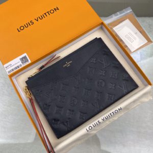 [LOUIS VUITTON] 루이비통 앙프렝뜨 레더 멜라니 MM 클러치 M68706