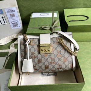 [GUCCI] 구찌 페들락 GG 수프림 캔버스 숄더백 498156