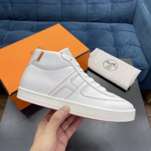 [HERMES] BOOMERANG SNEAKERS 에르메스 부메랑 하이탑 스니커즈