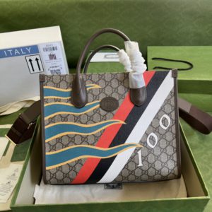 [GUCCI] 구찌 100주년 기념 GG Supreme 토트백 648134