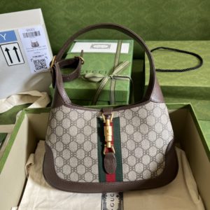 [GUCCI] 구찌 x 발렌시아가 GUCCI X BALENCIAGA BB Monogram Web Small Jackie 1961 Hobo