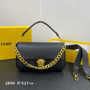 [FENDI X Versace] 펜디 X 베르사체 펜다체 바게트 브로치 백