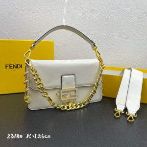 [FENDI X Versace] 펜디 X 베르사체 펜다체 바게트 브로치 백