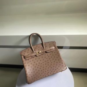 [HERMES] BIRKIN BAG 에르메스 버킨백 25cm 타조가죽