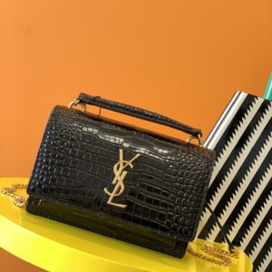 [YSL] 생로랑(SAINT LAURENT) 모노그램 체인 월렛 선셋 woc 미니백 533026 D422N 1000