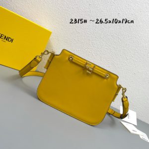 [FENDI] 펜디 터치 브라운 가죽백 크로스백 숄더백 TOUCH CROSSBODY BAG 8BT349