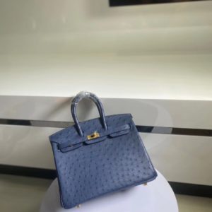 [HERMES] BIRKIN BAG 에르메스 버킨백 25cm 타조가죽