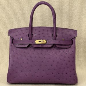 [HERMES] BIRKIN BAG 에르메스 버킨백 30cm 타조가죽