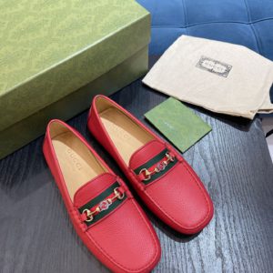 [GUCCI] 구찌 GG 송아지 가죽 드라이빙 슈즈