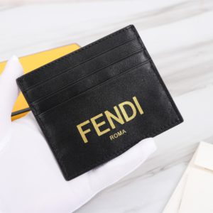 [FENDI] 펜디 나파소가죽 카드 홀더