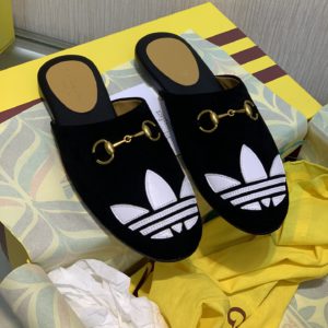 [GUCCI x ADIDAS] 구찌 x 아디다스 Trefoil Slipper (W)