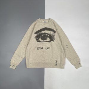 SAINT MICHAEL 22FW God’s Eye 프린트 크루넥 스웨트셔츠