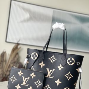 [LOUIS VUITTON] 루이비통 네버풀 MM 퀴르 모노그램 블랙베이지 M58907