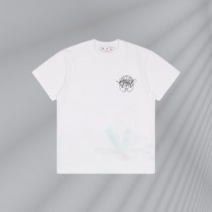 OFF WHITE CO VIRGIL 23ss Ball Arrow Print Printed Short Sleeves 프린트 반팔 티셔츠