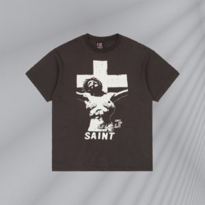 SAINT MICHAEL 22SS Crucifixion 프린트 반팔 230G