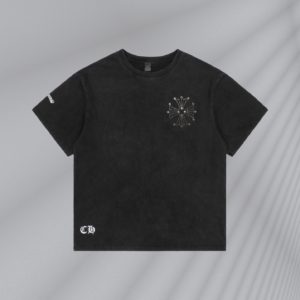 Chrome Hearts 22ss 리벳 산스크리트 크로스 반팔 230g