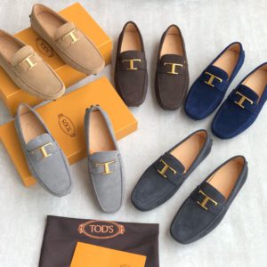 Tods 남성 비즈니스 캐주얼 T 버클 로퍼 스웨이드 로퍼 (5COLOR)