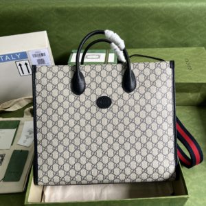 [GUCCI] 구찌 인터로킹 G 미디엄 토트백 674148