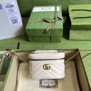 [GUCCI] 구찌 GG 마몬트 탑 핸들 미니 크로스백 699515