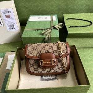 [GUCCI] 구찌 홀스빗 1955 미니 체인 숄더백 675801